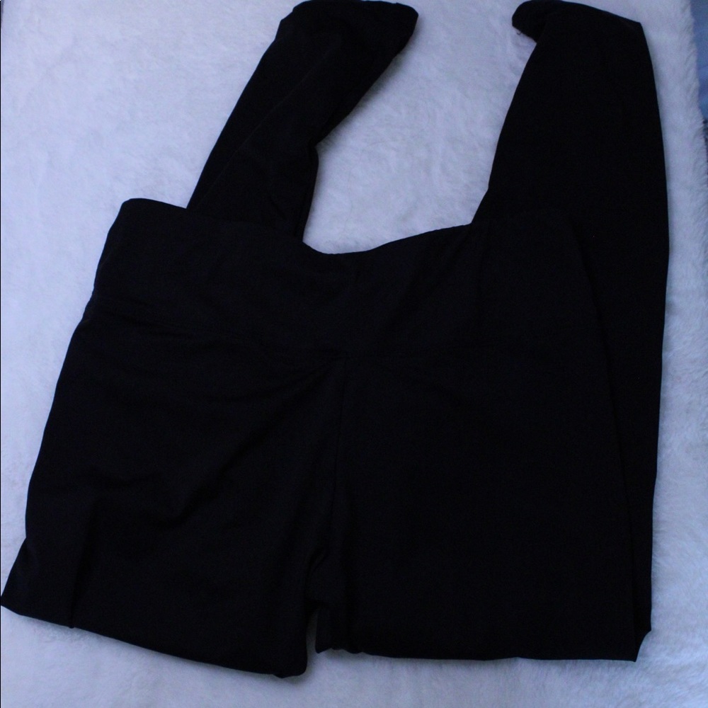 BLACK LEGGINGS SET of 4 ALL HIGH WAISTED